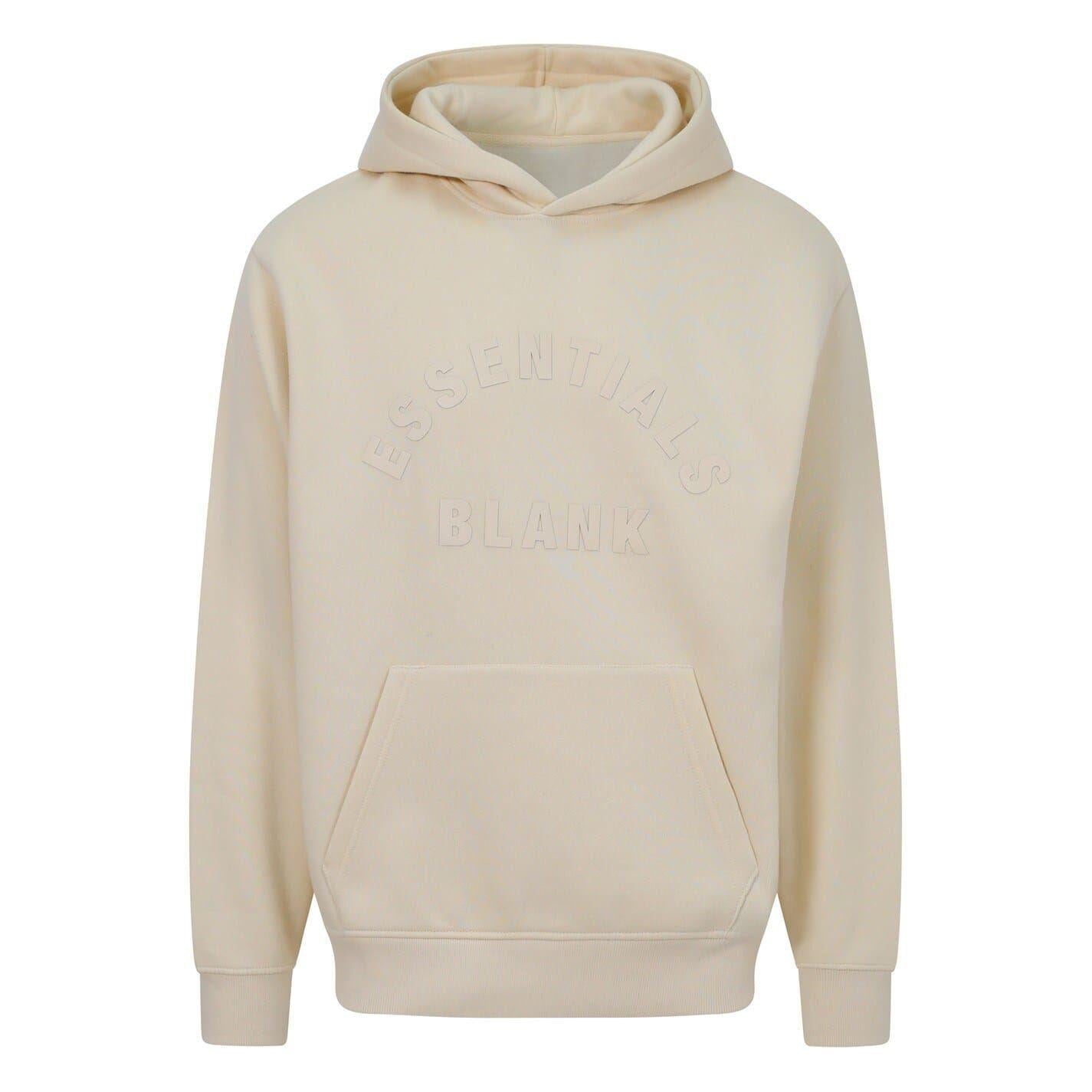 Summer Sand - Front - Blank Essentials Mens Arch Hoodie