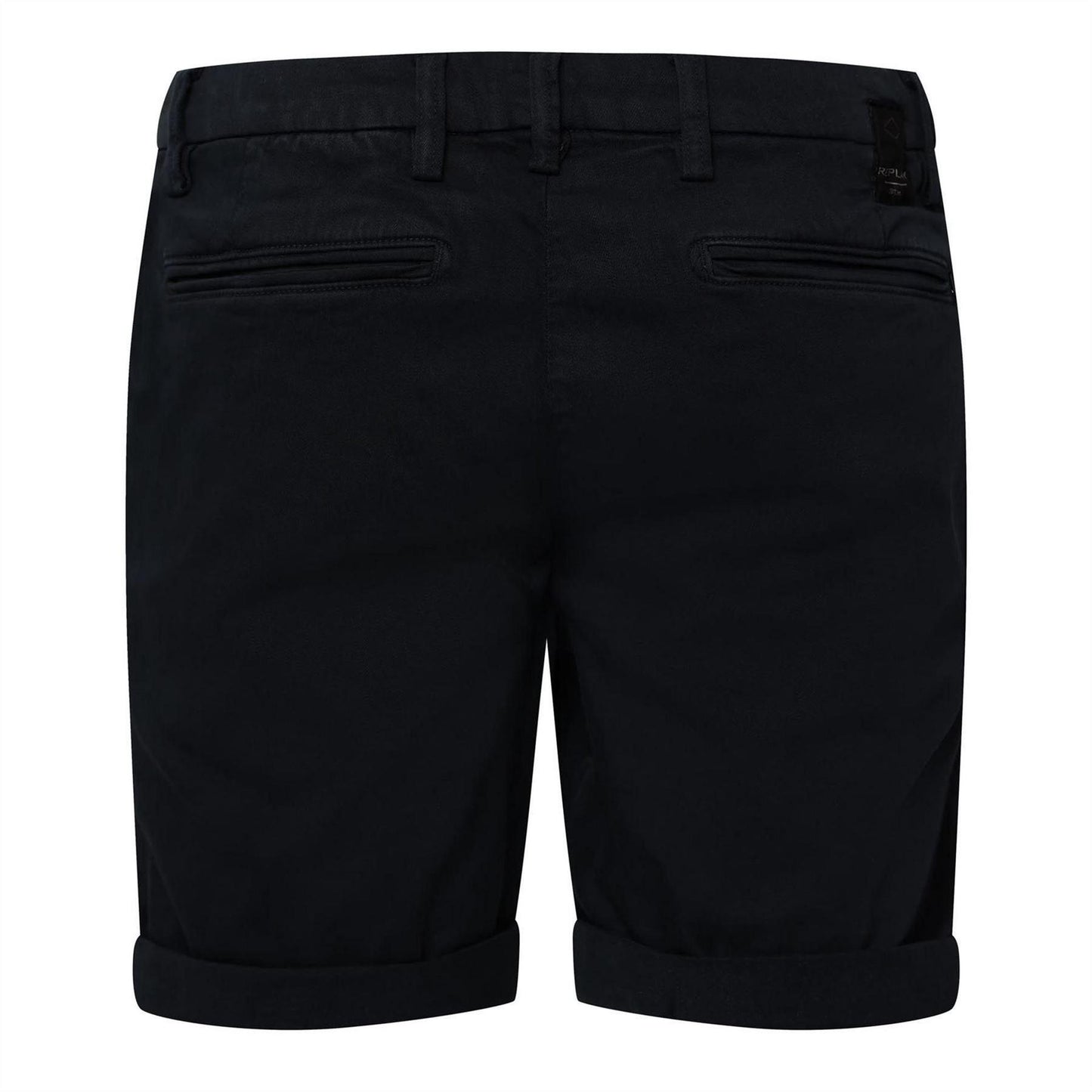Blue - Back - Replay Mens Chino Shorts