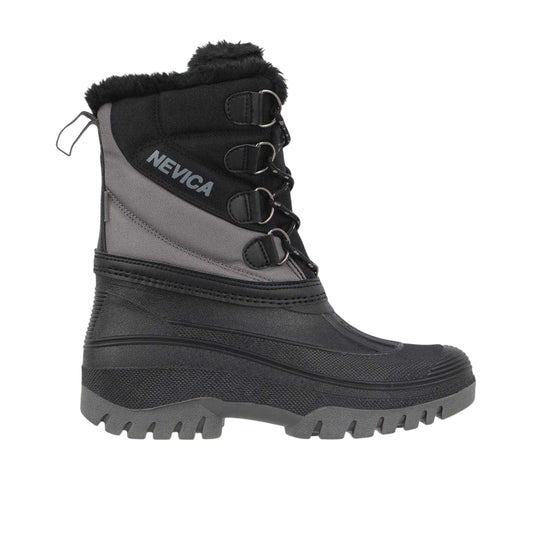 Grey-Black - Front - Nevica Womens-Ladies Lace Up Snow Boots