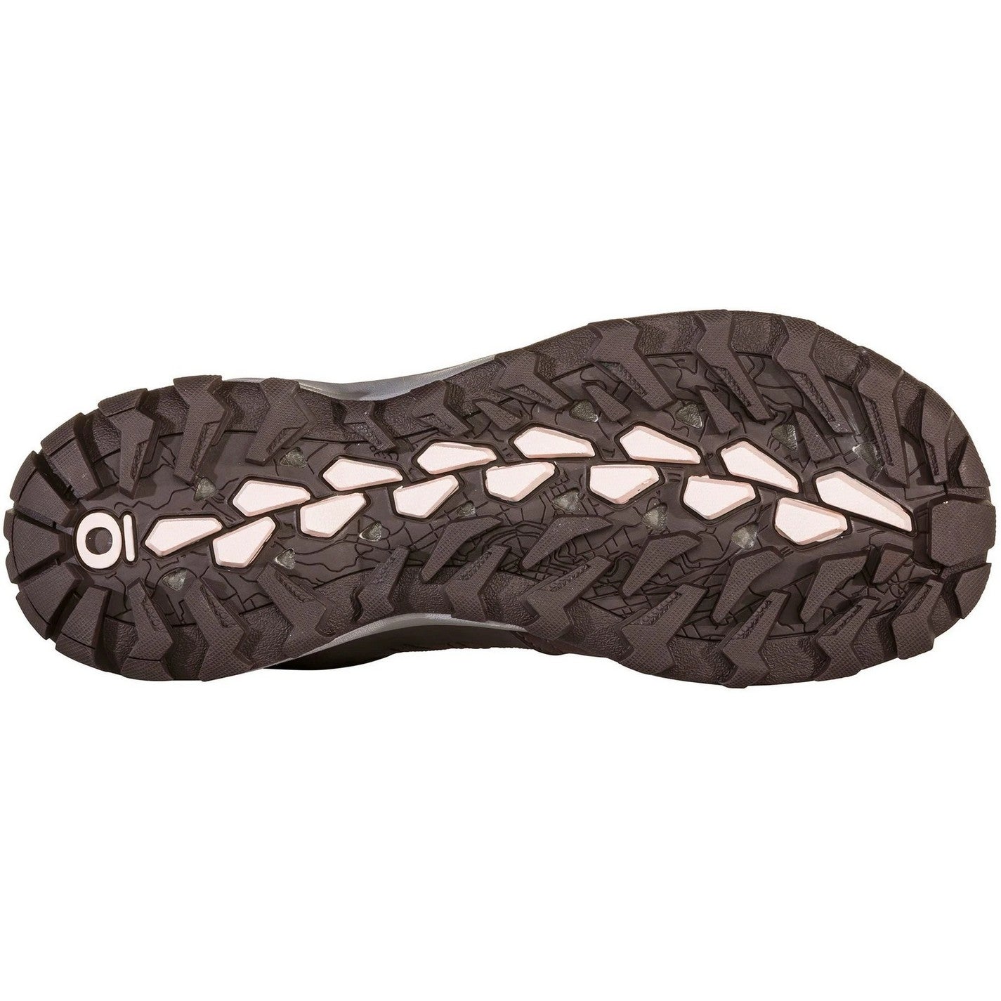 Purple - Side - Oboz Womens-Ladies Sypes Leather Round Toe Hiking Shoes