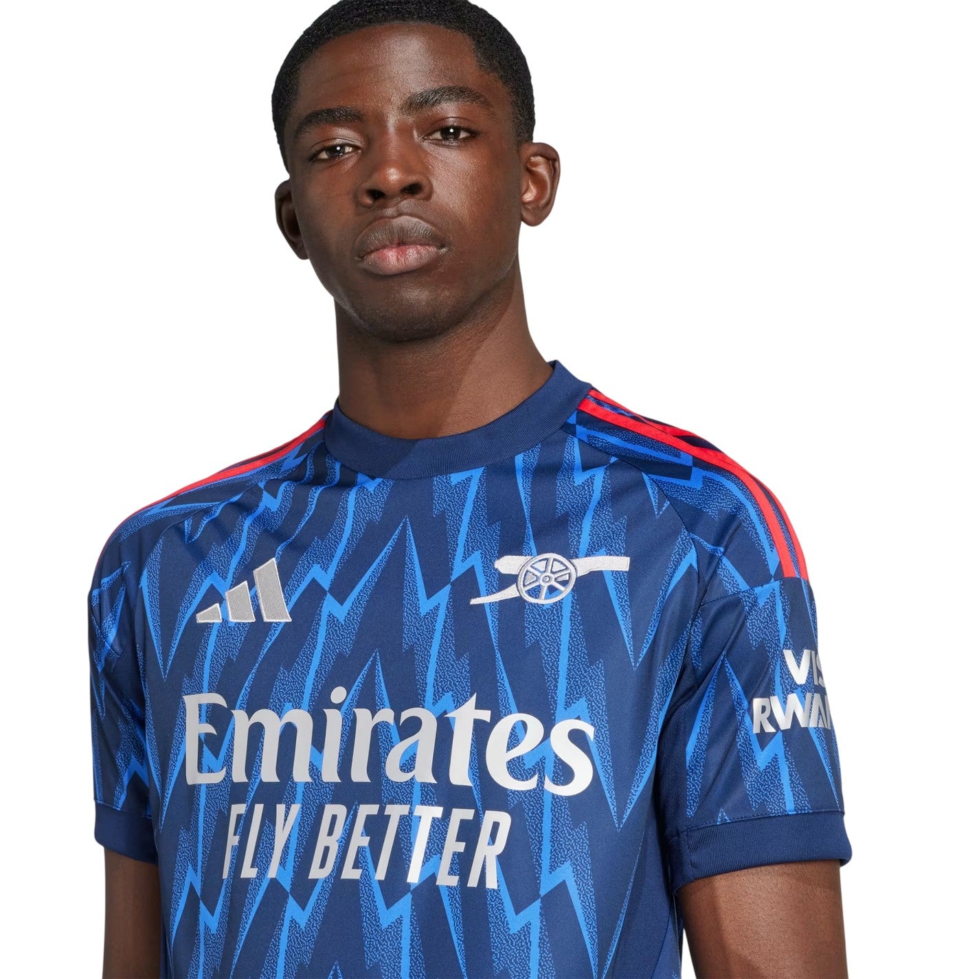 Blue-Grey - Side - Arsenal Mens 25-26 Adidas Away Jersey