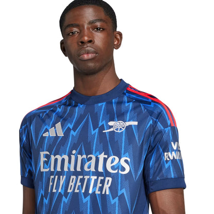 Blue-Grey - Side - Arsenal Mens 25-26 Adidas Away Jersey