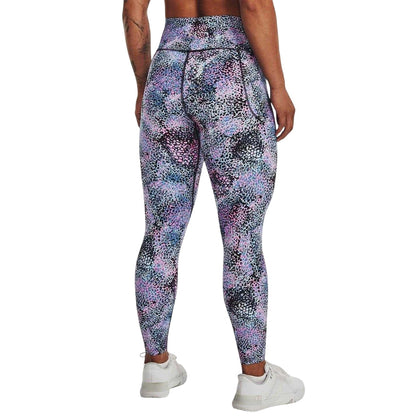 Pink-Blue - Lifestyle - Under Armour Womens-Ladies Meridian Printed Leggings