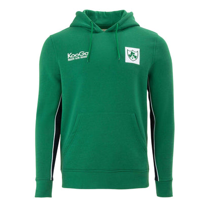 Green - Front - KooGa Mens Pullover Hoodie