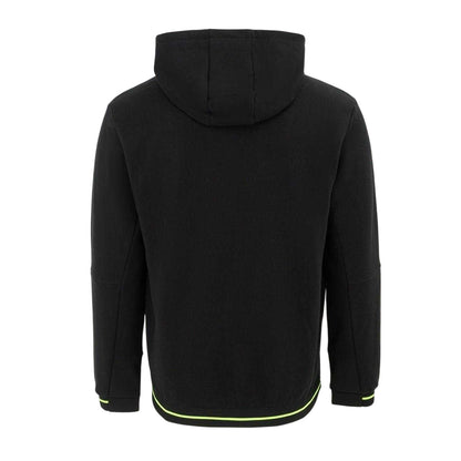Black - Back - Dunlop Mens On Site Fleece Lined Hoodie