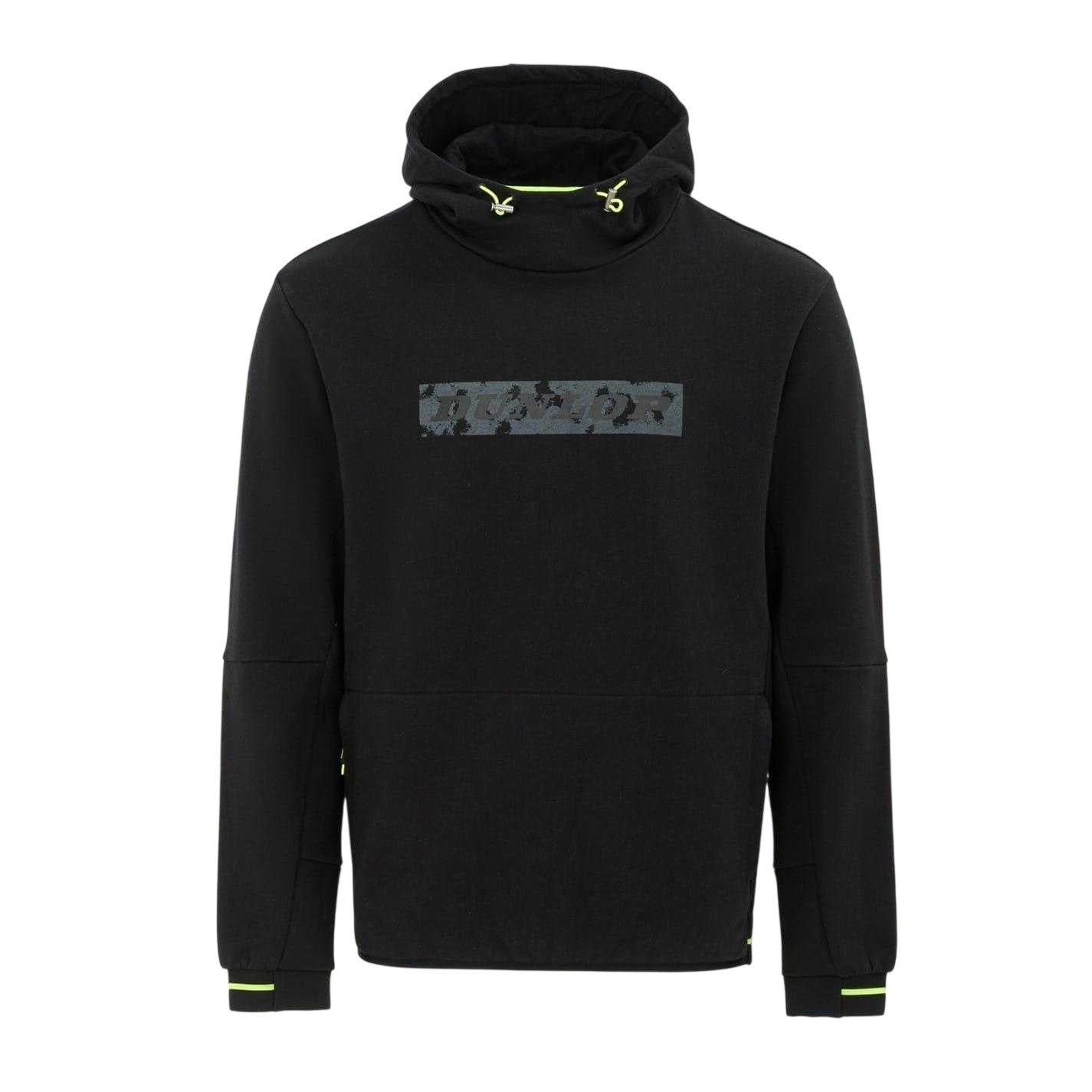 Black - Front - Dunlop Mens On Site Fleece Lined Hoodie