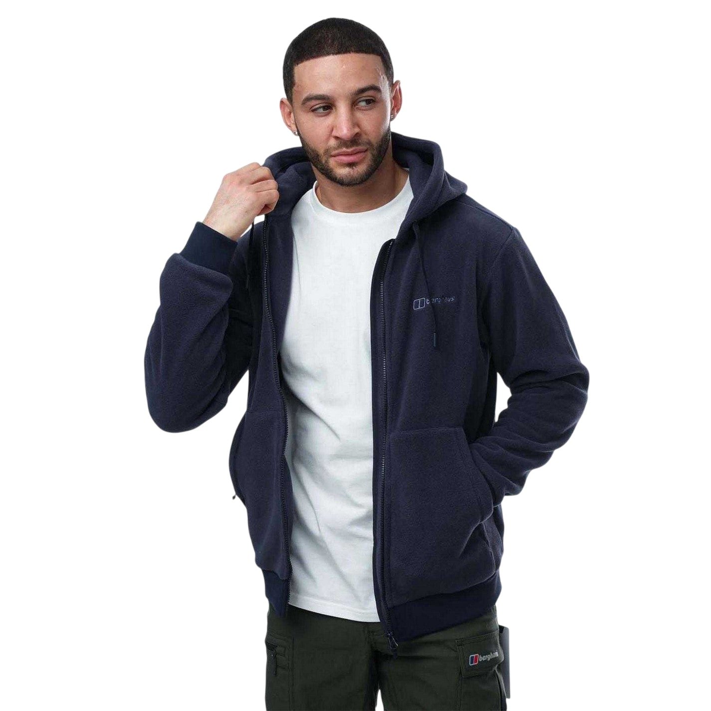 Navy - Lifestyle - Berghaus Mens Prism Polartech Hoodie