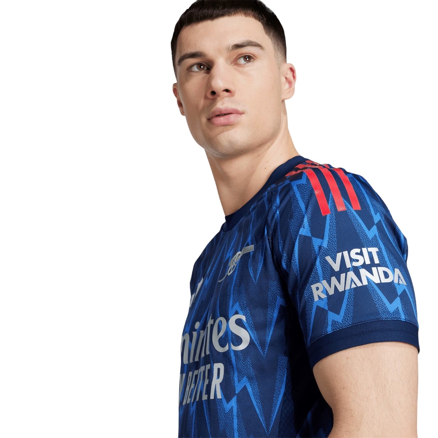 Blue-Grey - Side - Adidas Mens Authentic 25-26 Arsenal FC Away Jersey