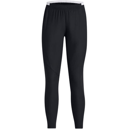 Black - Front - Under Armour Womens-Ladies Challenger Pro Running Trousers