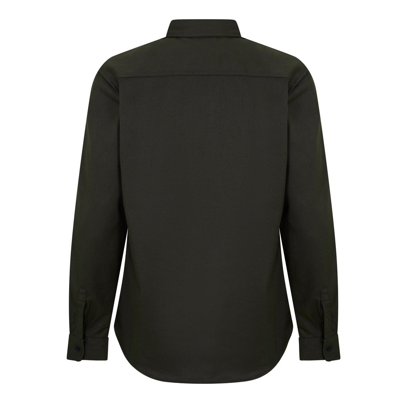 Khaki - Back - Capo Mens Logo Long-Sleeved Overshirt