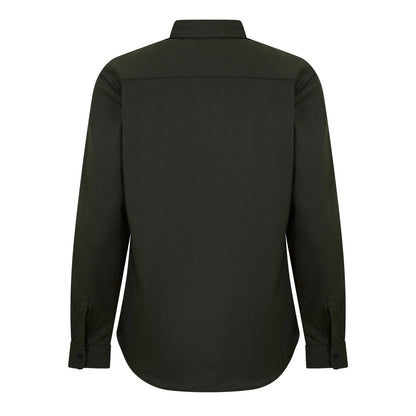 Khaki - Back - Capo Mens Logo Long-Sleeved Overshirt