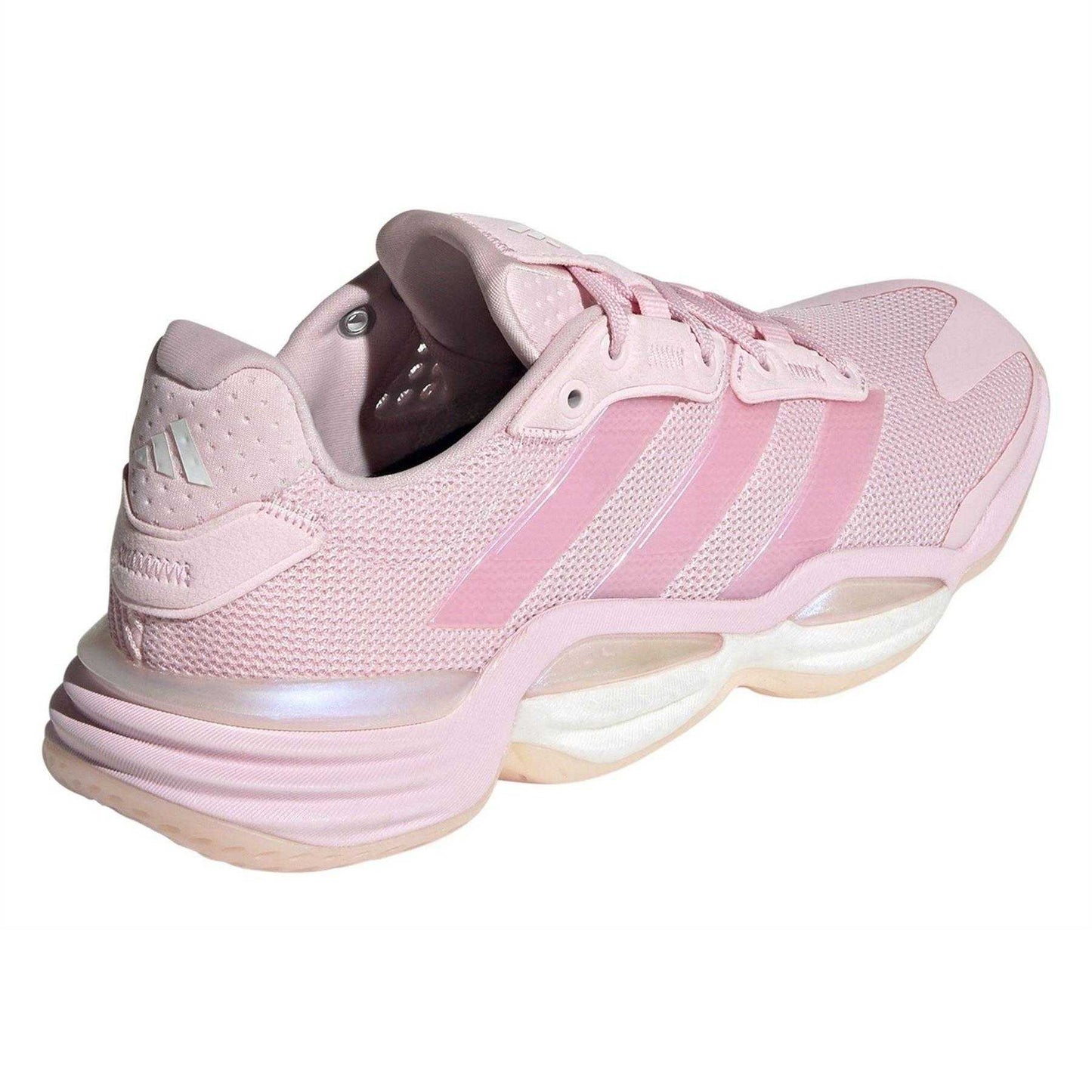 Pink - Back - Adidas Womens-Ladies Stabil 16 Logo Trainers