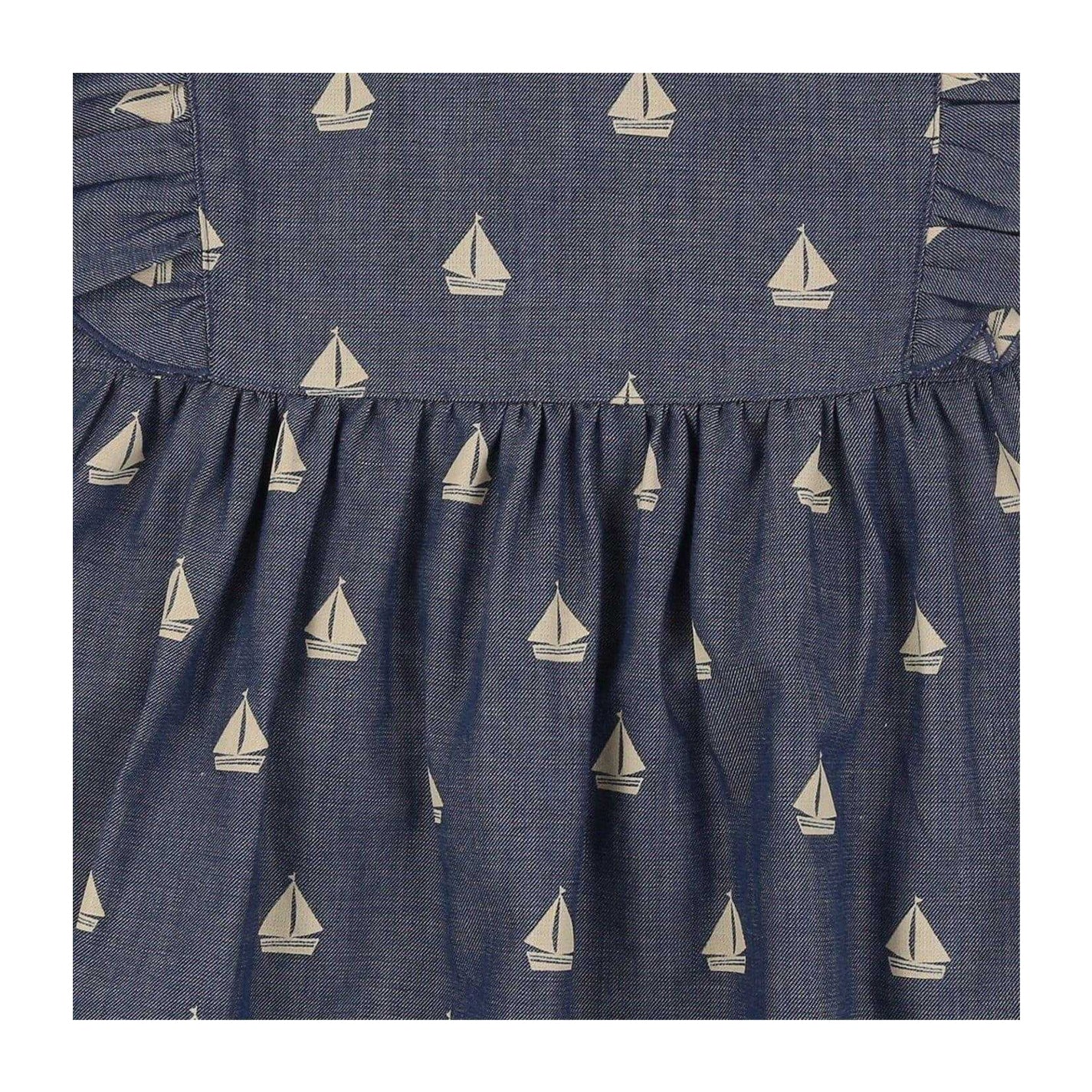 Blue Print - Lifestyle - Lilly & Sid Girls Sailboat Crew Neck Dress