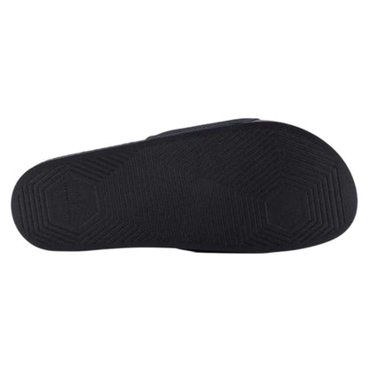 Navy Blue - Side - Armani Exchange Mens Logo Flat Slides