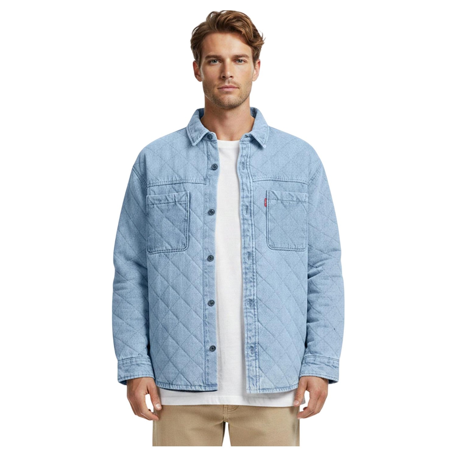 Stonewash - Side - Levis Mens Ingleside Shirt Jacket