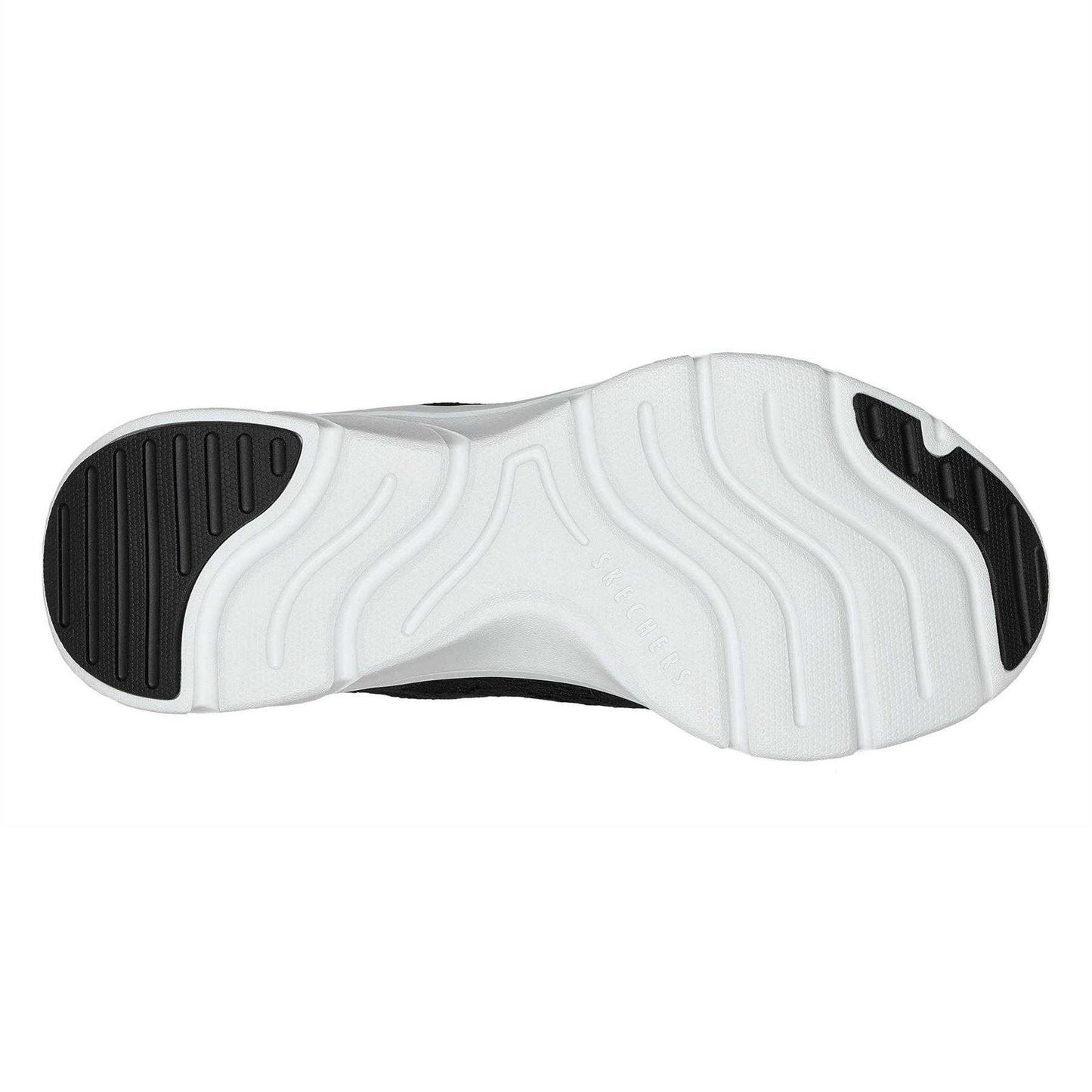 Black - Back - Skechers Womens-Ladies D´Lux Trainers