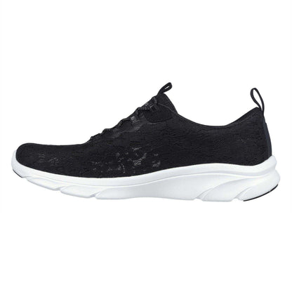 Black - Side - Skechers Womens-Ladies D´Lux Trainers