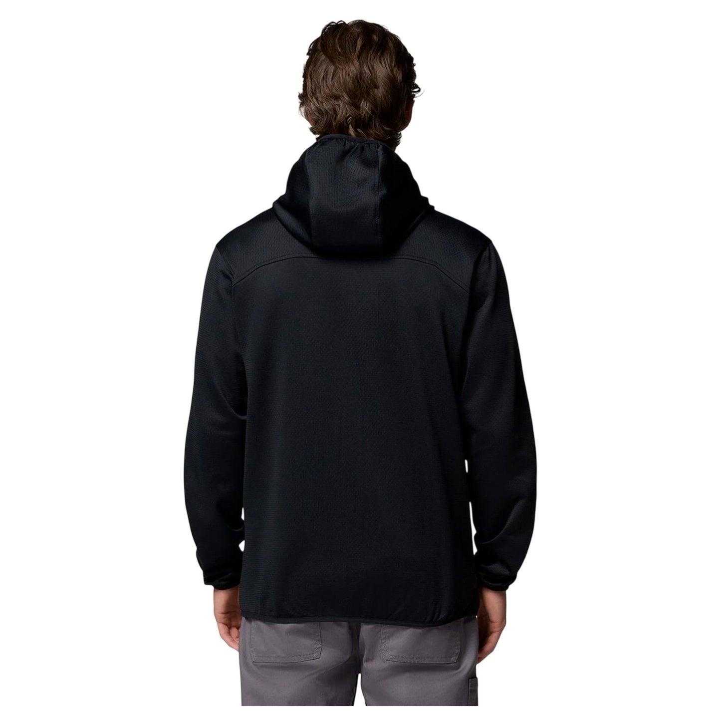 Black - Back - Columbia Mens Tall Heights Fleece Jacket