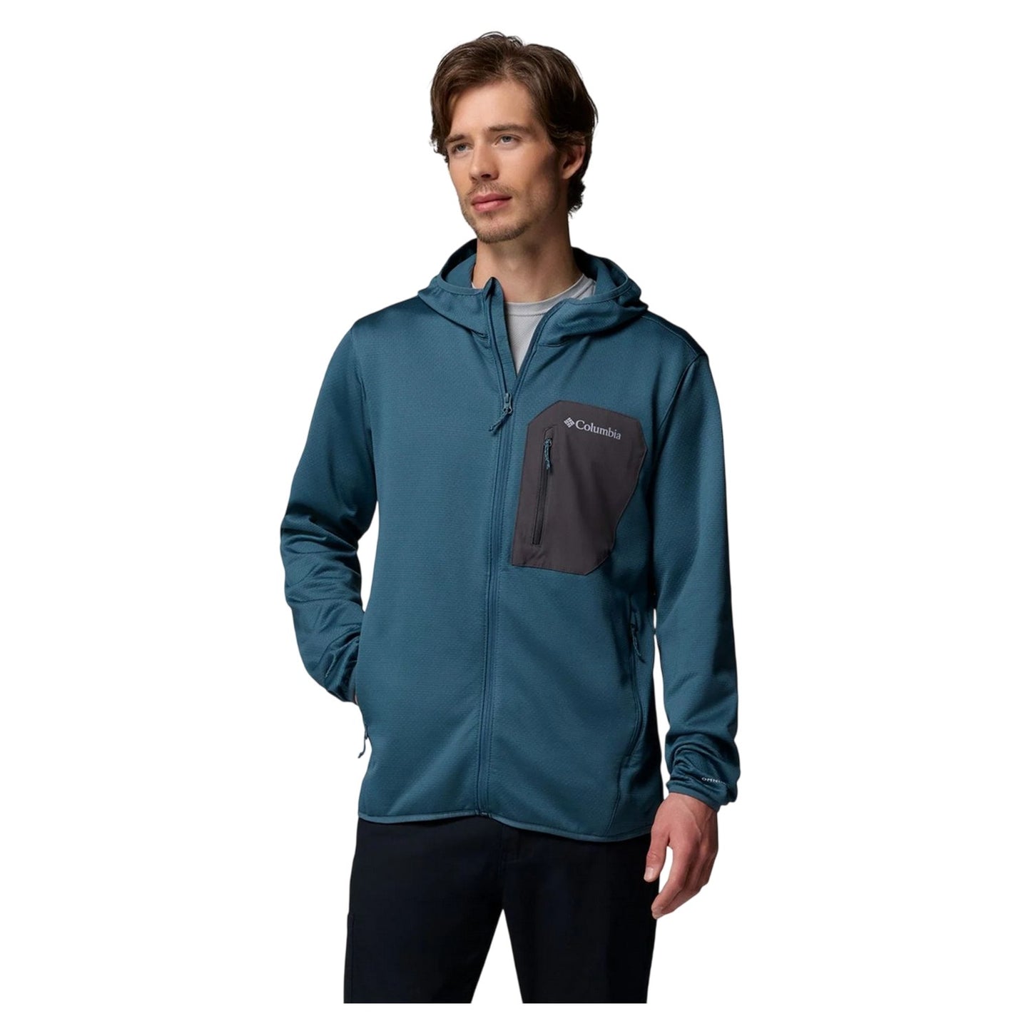 Blue - Front - Columbia Mens Tall Heights Fleece Jacket