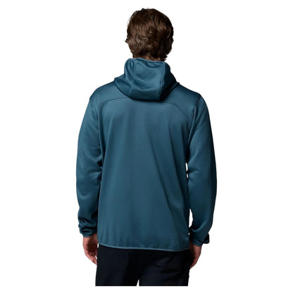 Blue - Back - Columbia Mens Tall Heights Fleece Jacket
