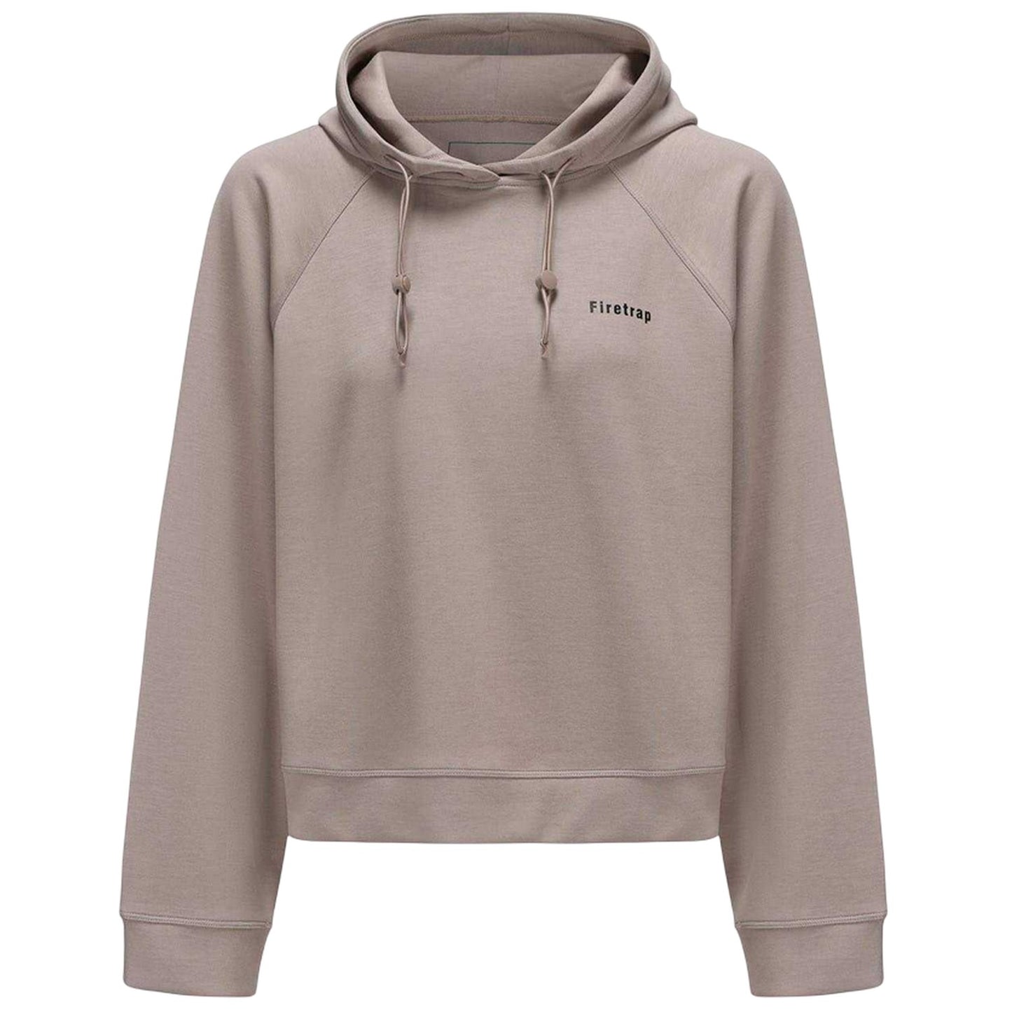Stone - Front - Firetrap Womens-Ladies Drawstring Hoodie