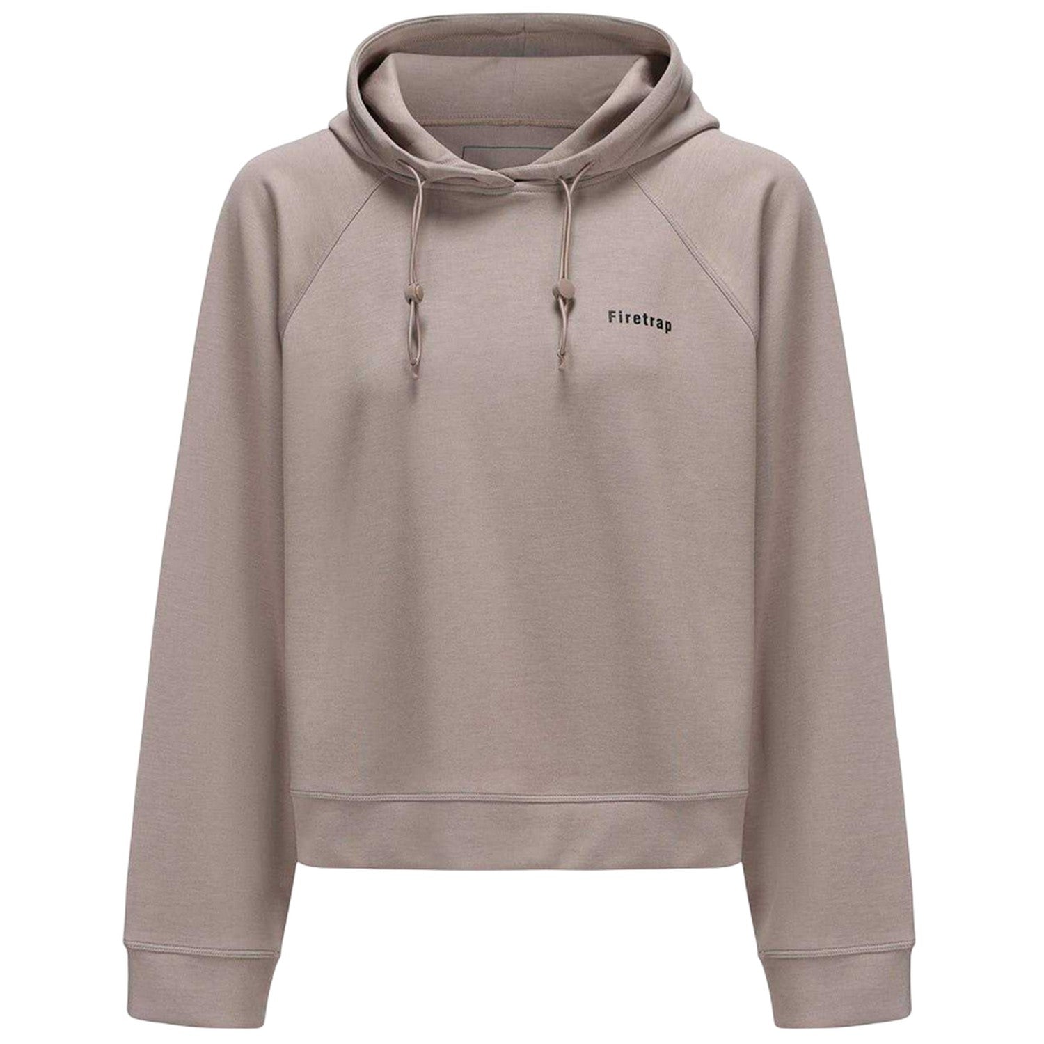 Stone - Front - Firetrap Womens-Ladies Drawstring Hoodie