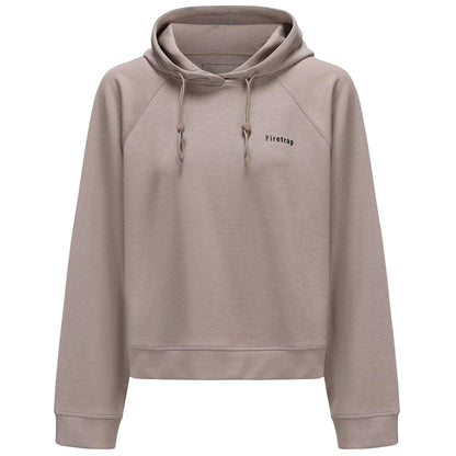 Stone - Front - Firetrap Womens-Ladies Drawstring Hoodie