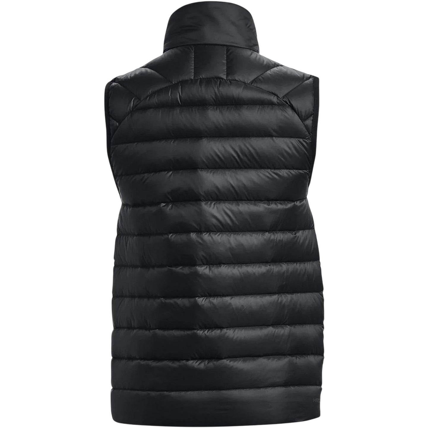 Black - Back - Under Armour Womens-Ladies Plain Padded Sleeveless Gilet