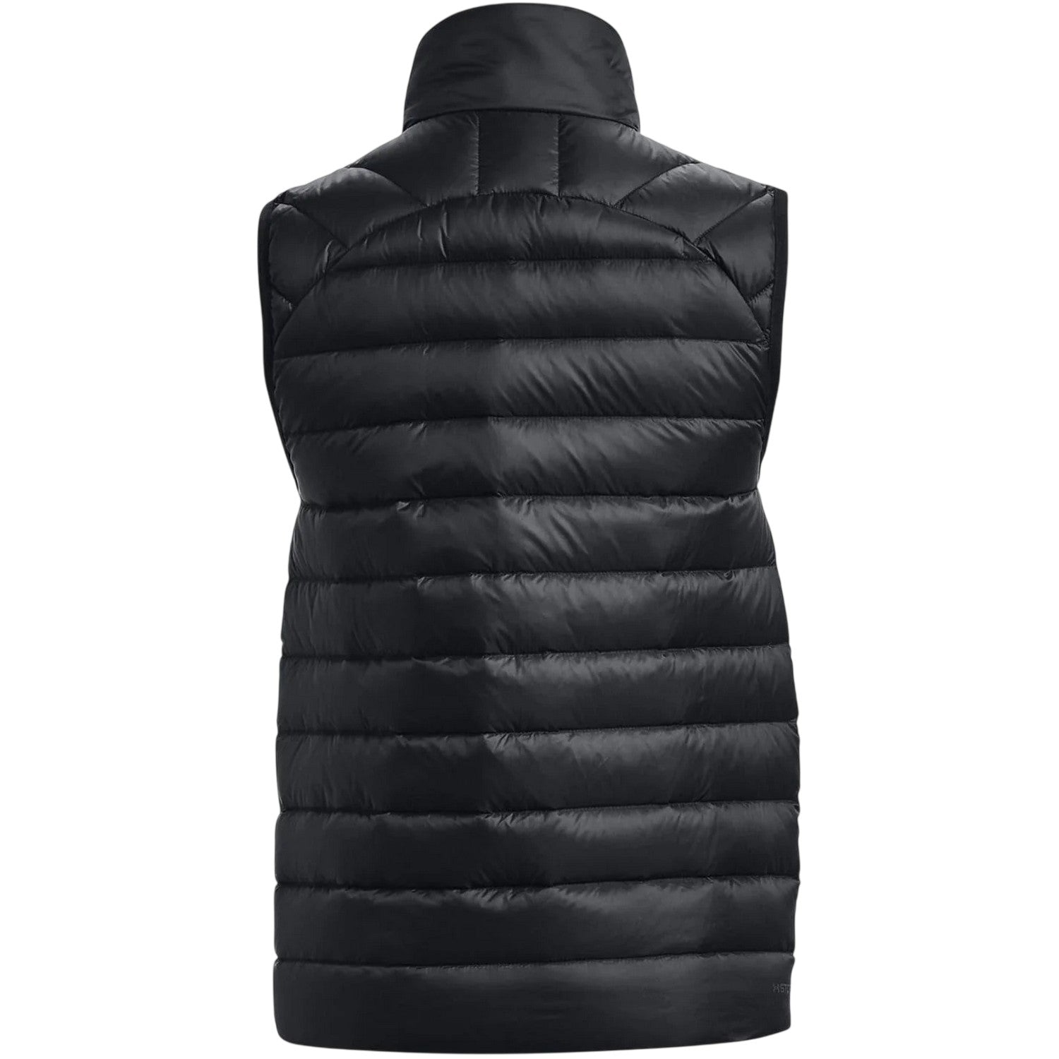 Black - Back - Under Armour Womens-Ladies Plain Padded Sleeveless Gilet