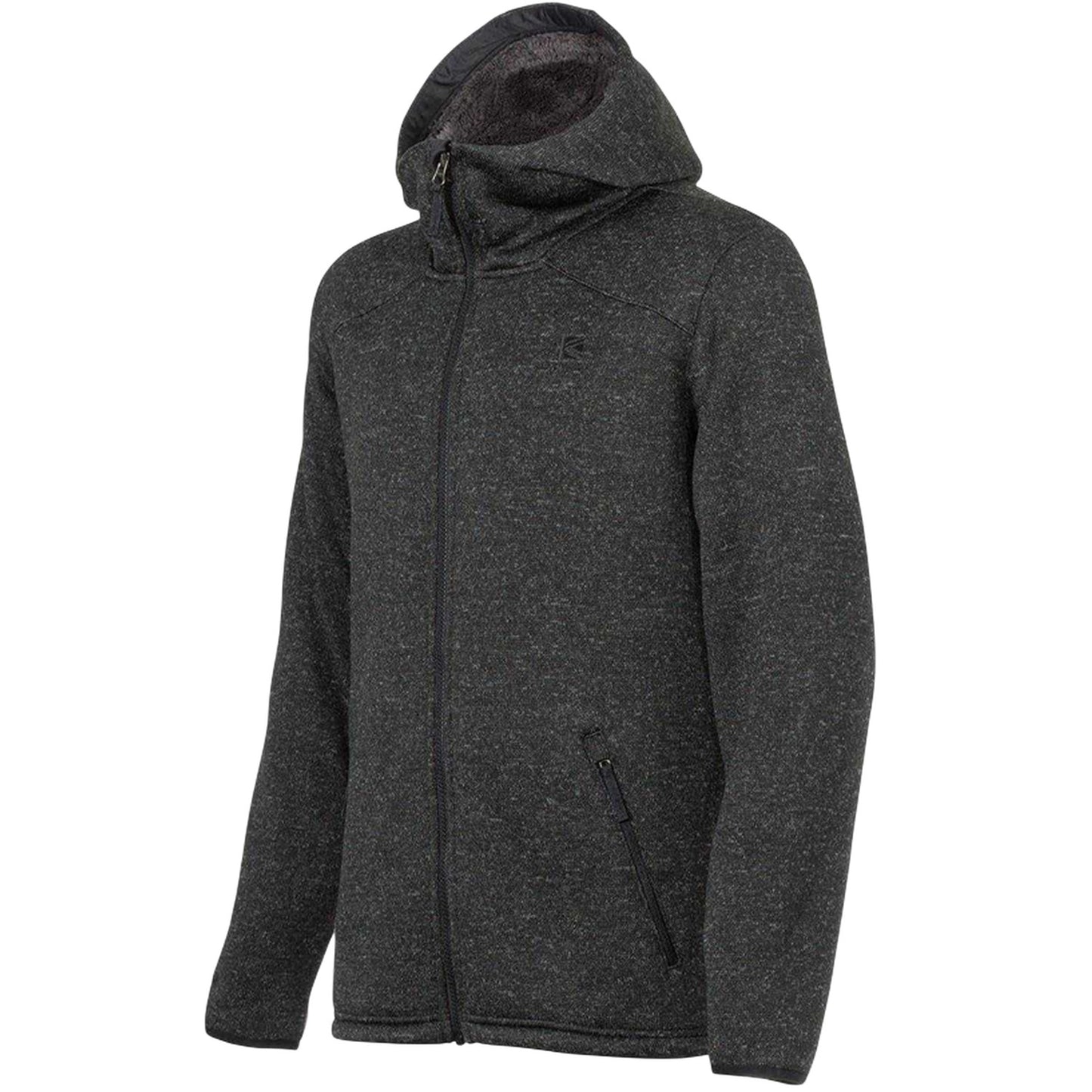 Black Marl Marl - Side - Karrimor Mens Orbit Polyester Full Zip Hoodie
