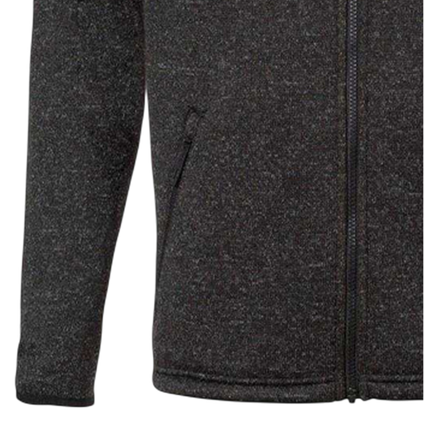 Black Marl Marl - Pack Shot - Karrimor Mens Orbit Polyester Full Zip Hoodie
