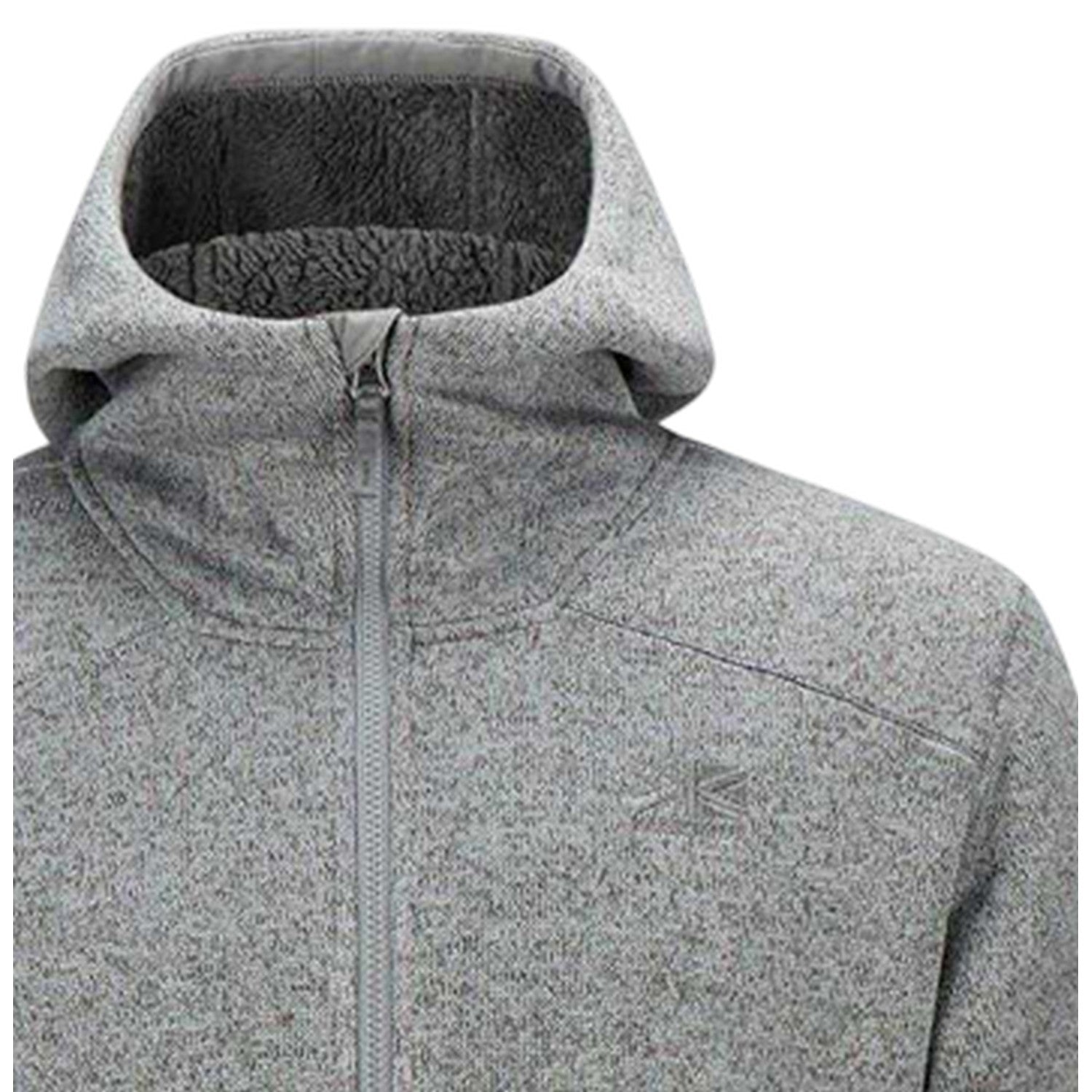 Grey Marl - Pack Shot - Karrimor Mens Orbit Polyester Full Zip Hoodie