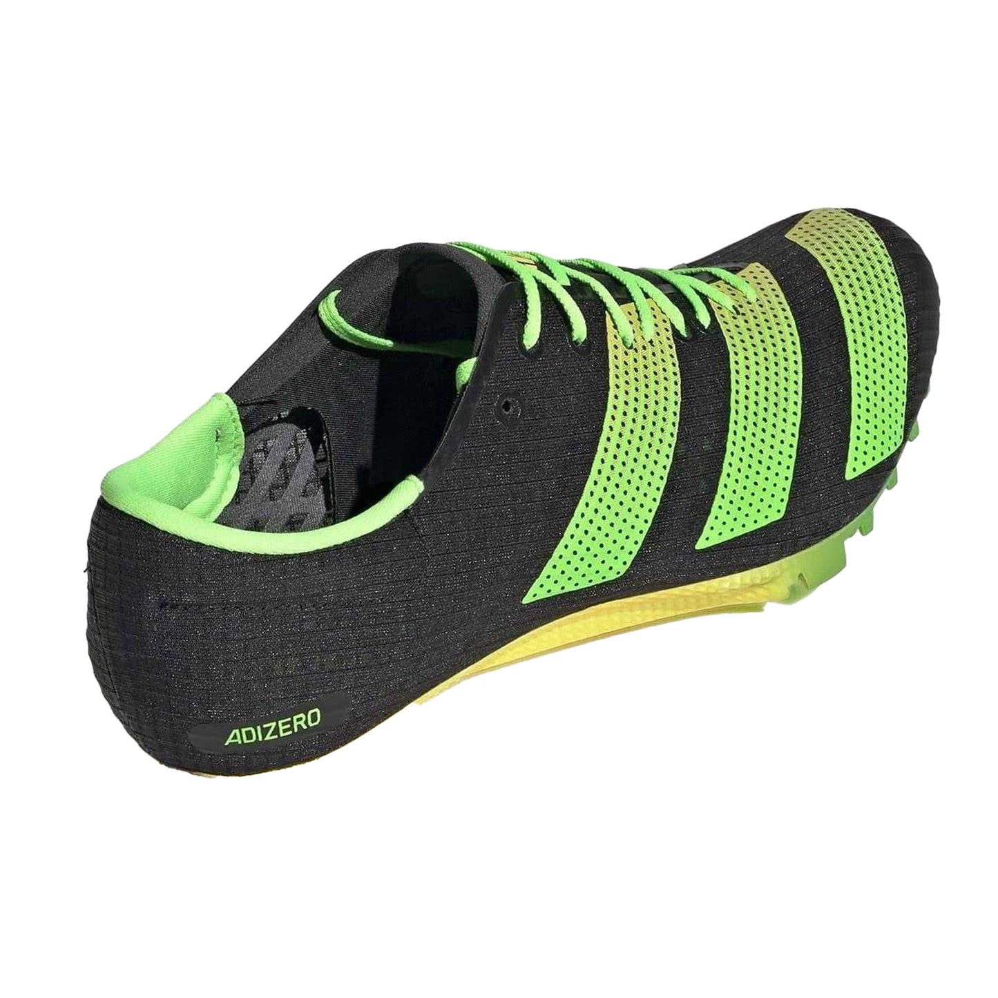 Black - Back - Adidas Mens Adizero Finesse Flat Athletic Shoe Spikes