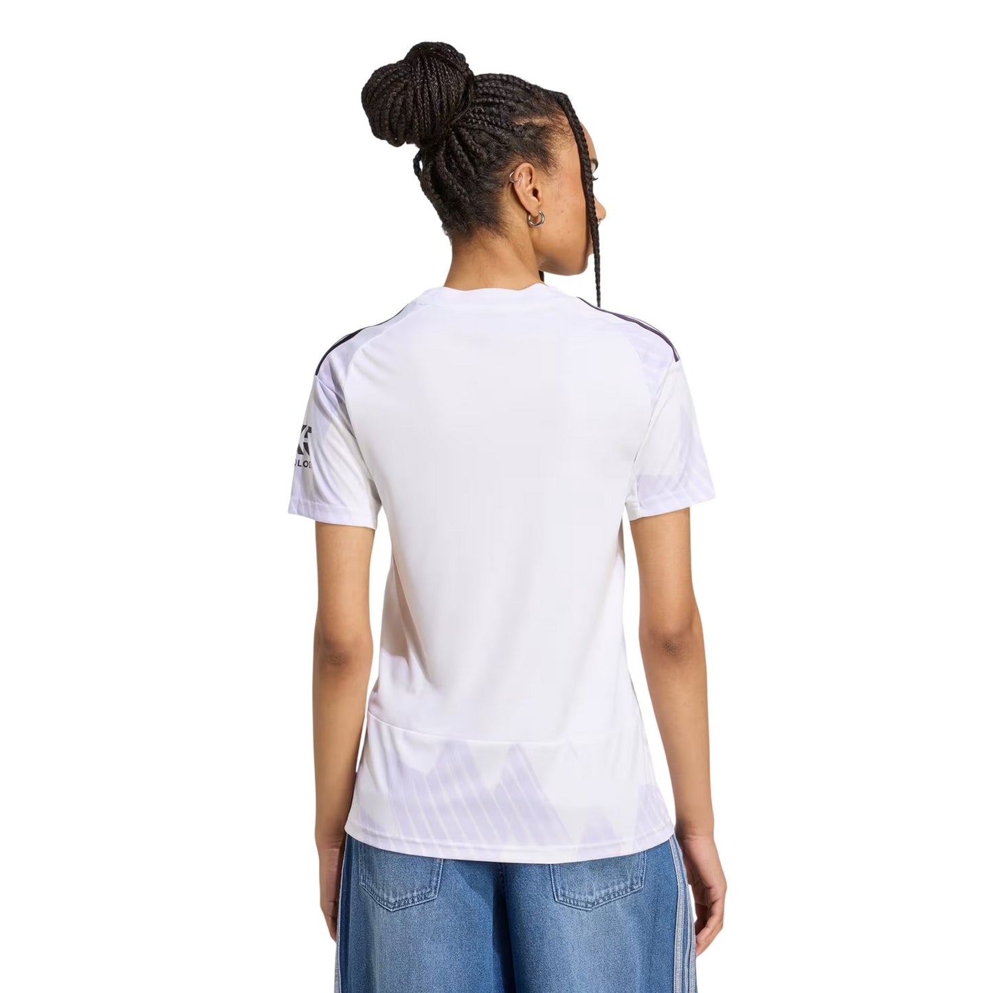White - Lifestyle - Adidas Womens-Ladies 25-26 Manchester United FC Away Jersey