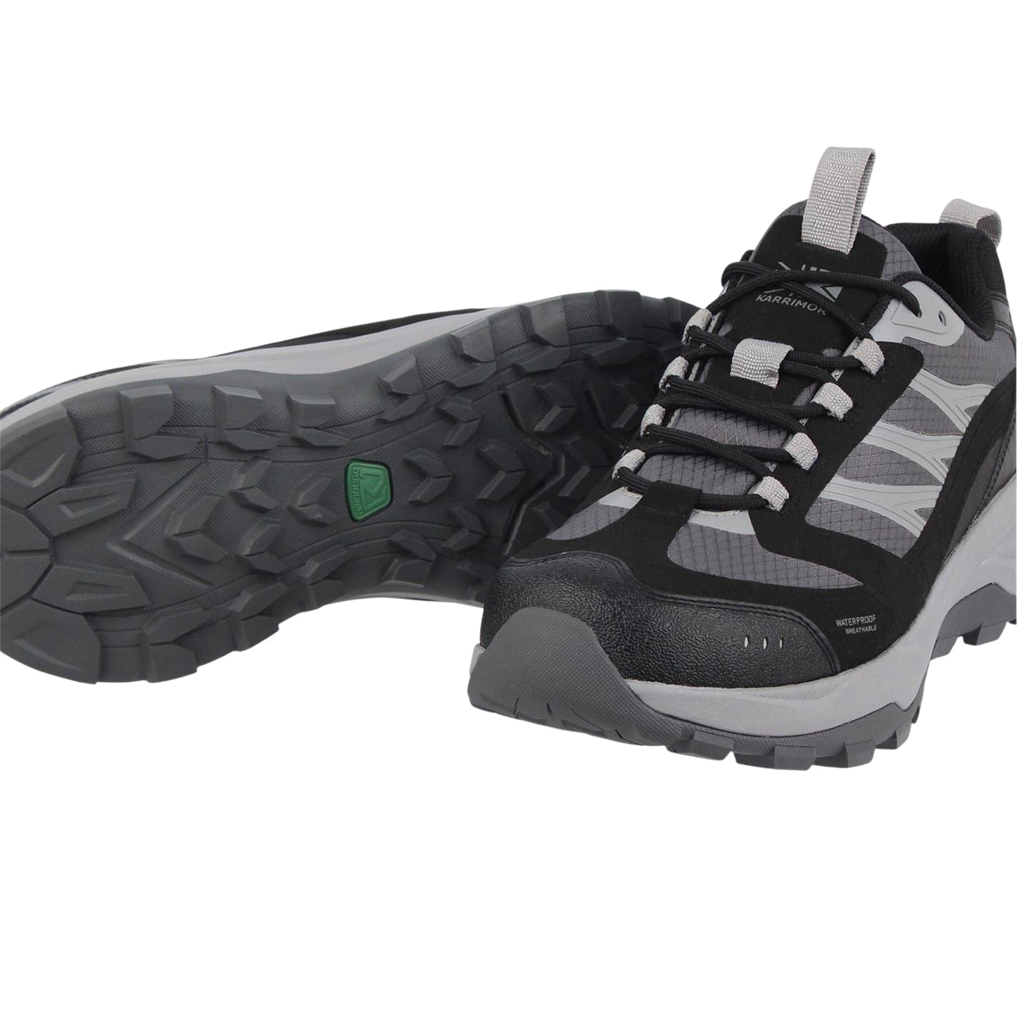 Grey-Black - Lifestyle - Reebok Mens Nano X3 Leather Round Toe Flat Trainers