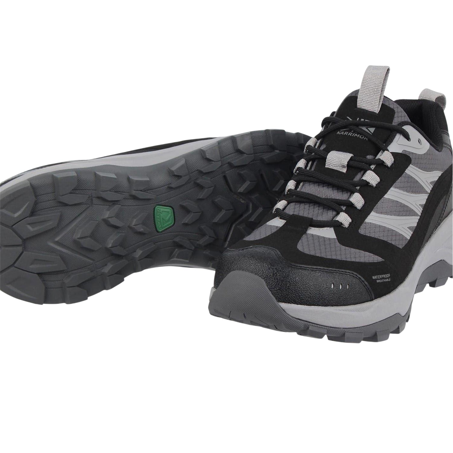 Grey-Black - Lifestyle - Reebok Mens Nano X3 Leather Round Toe Flat Trainers