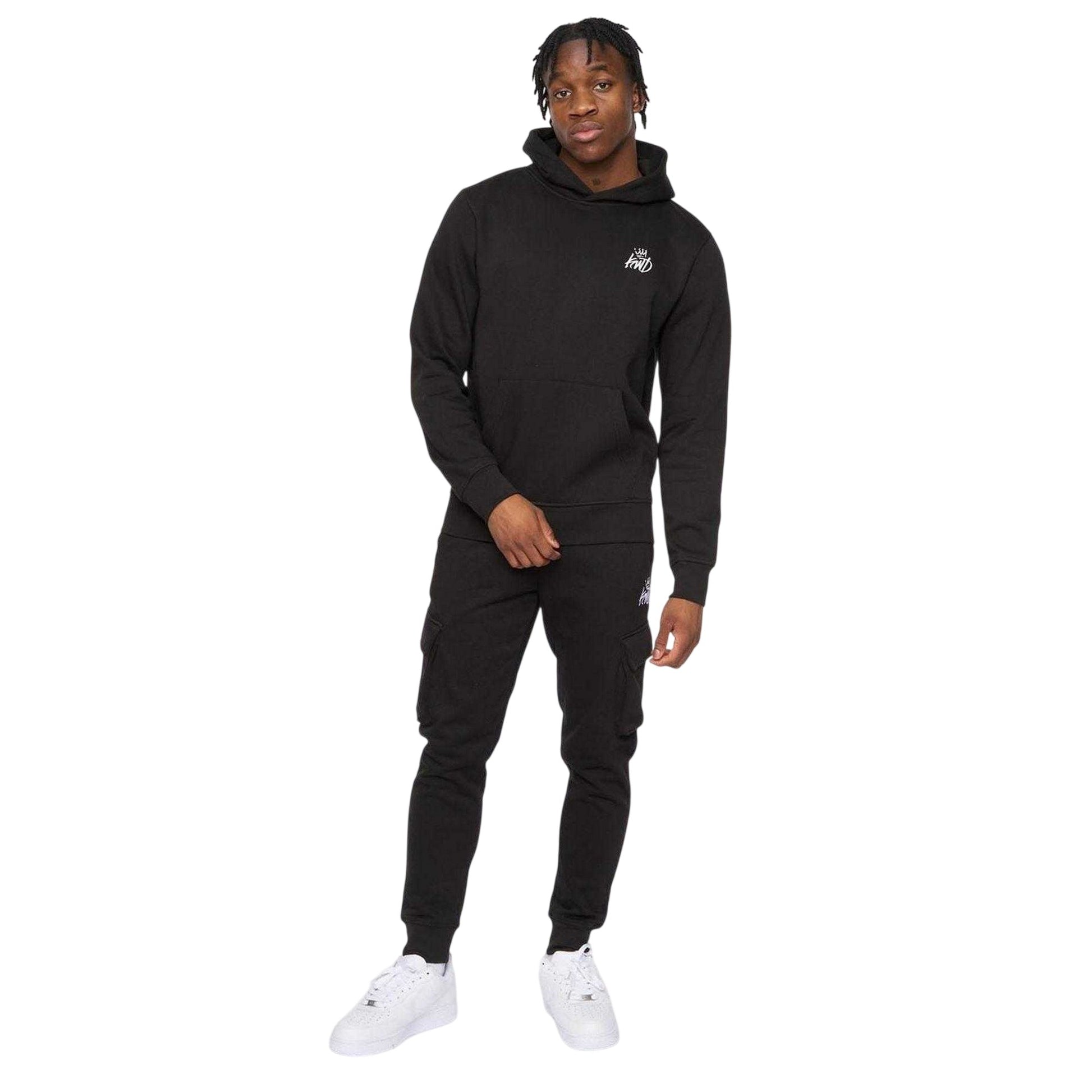 Black - Pack Shot - Kings Will Dream Mens Crosby 2.0 Cotton Blend Pullover Hoodie