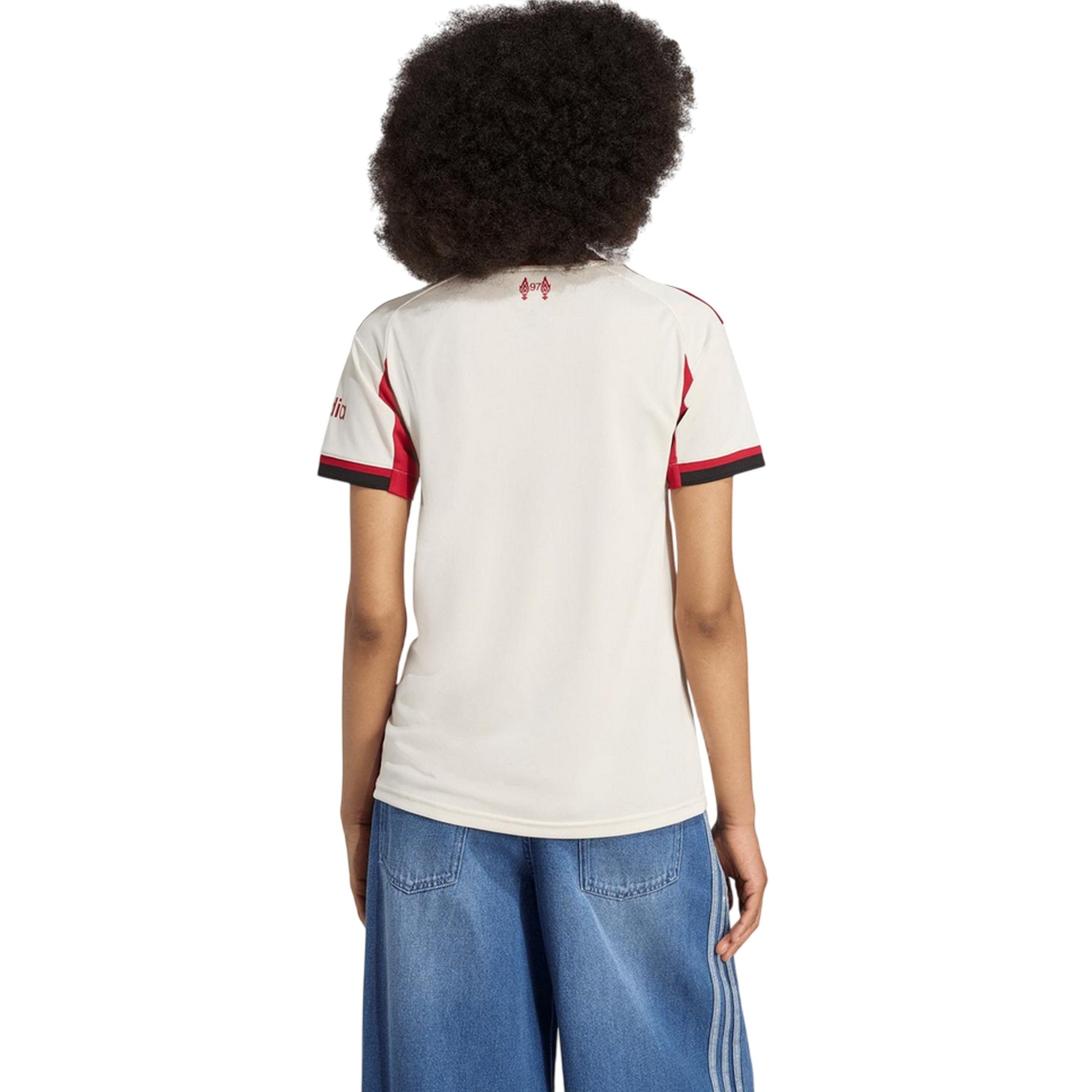 White - Lifestyle - Adidas Womens-Ladies 25-26 Liverpool FC Away Jersey