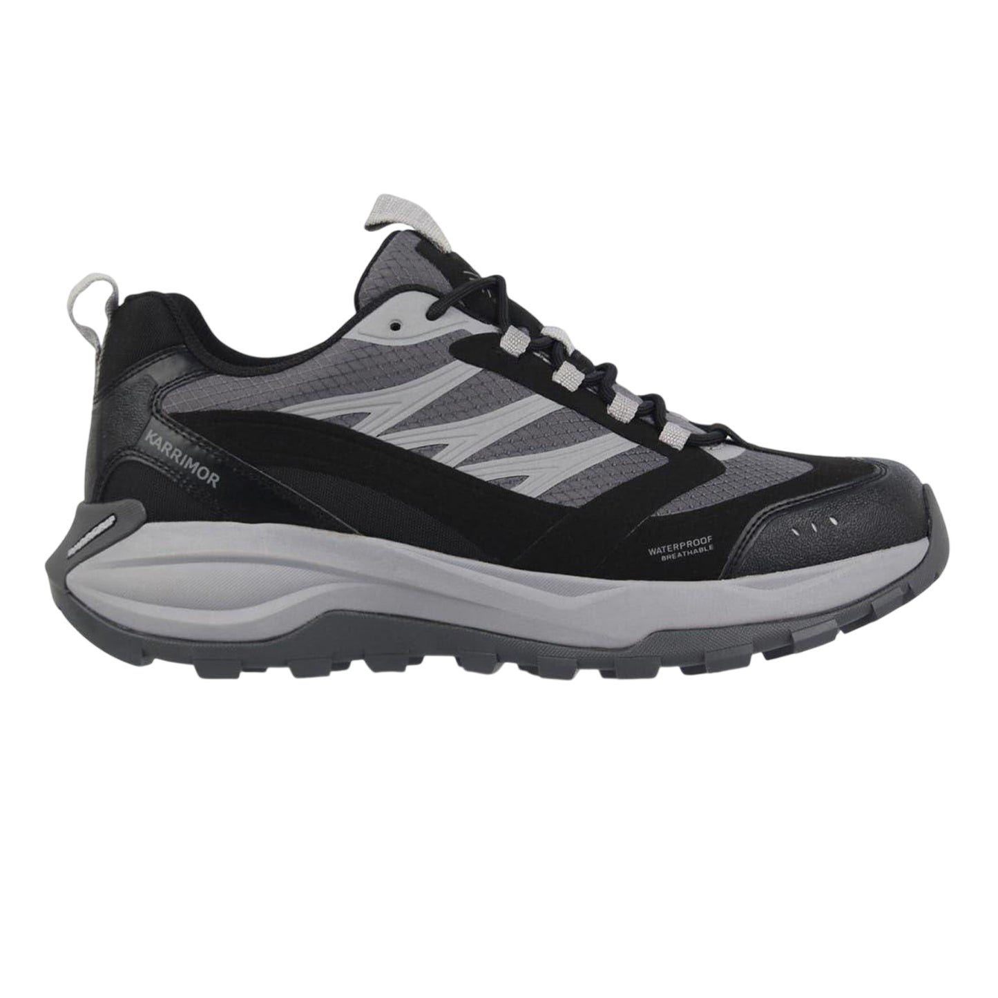 Charcoal - Front - Karrimor Mens Milford Hiking Shoes