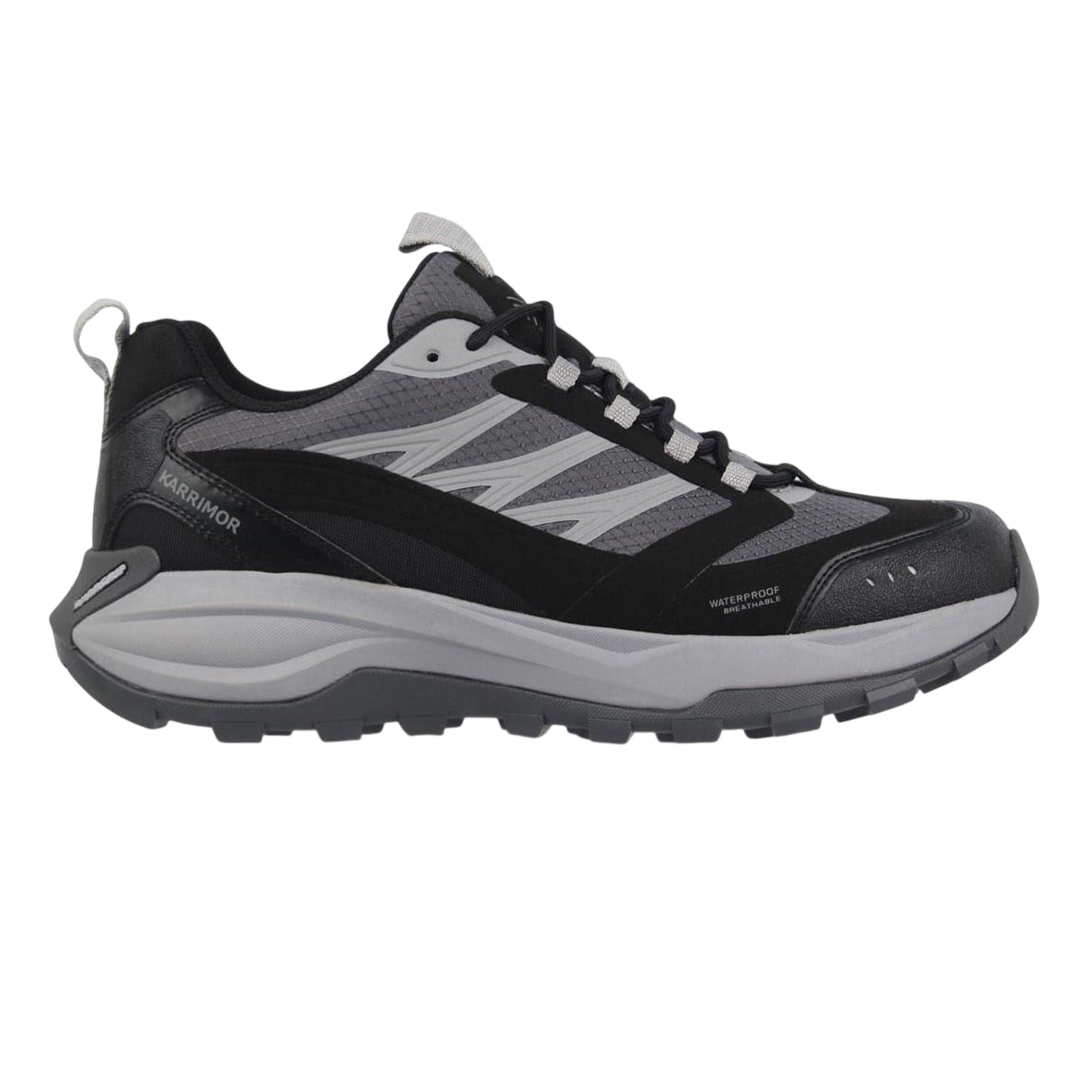 Charcoal - Front - Karrimor Mens Milford Hiking Shoes