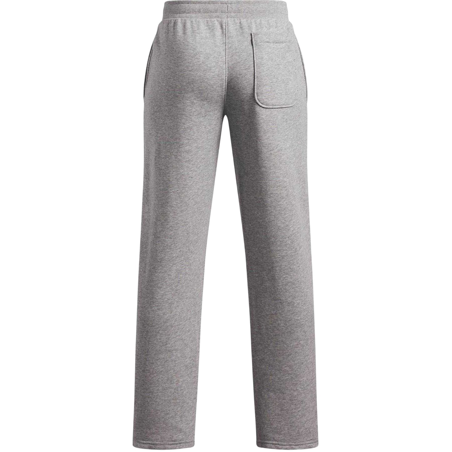 Grey-Black - Back - Under Armour Childrens-Kids Rival Tracksuit Bottoms