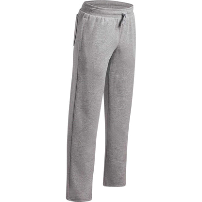 Grey-Black - Side - Under Armour Childrens-Kids Rival Tracksuit Bottoms