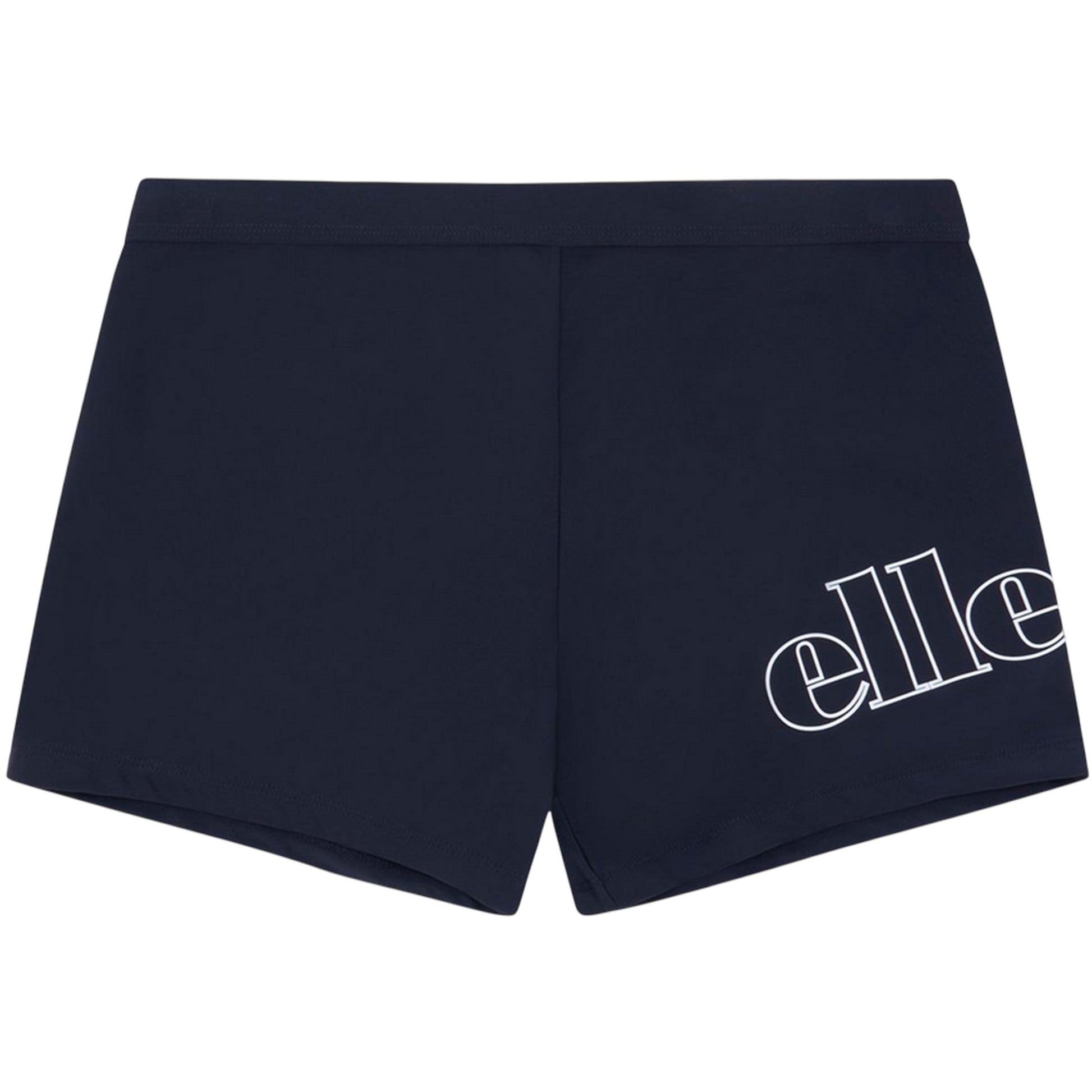 Black - Front - Ellesse Mens Orilla Logo Swim Shorts