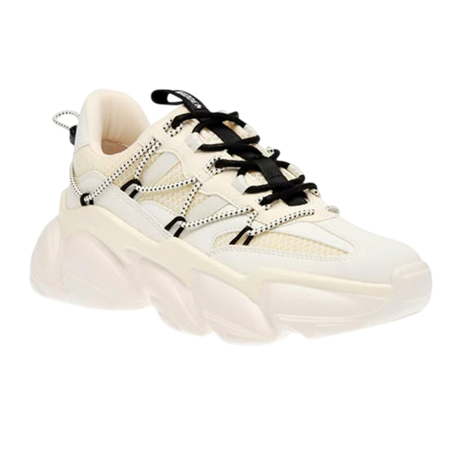 Off White-Beige - Lifestyle - Steve Madden Womens-Ladies Chunky Sole Shoes
