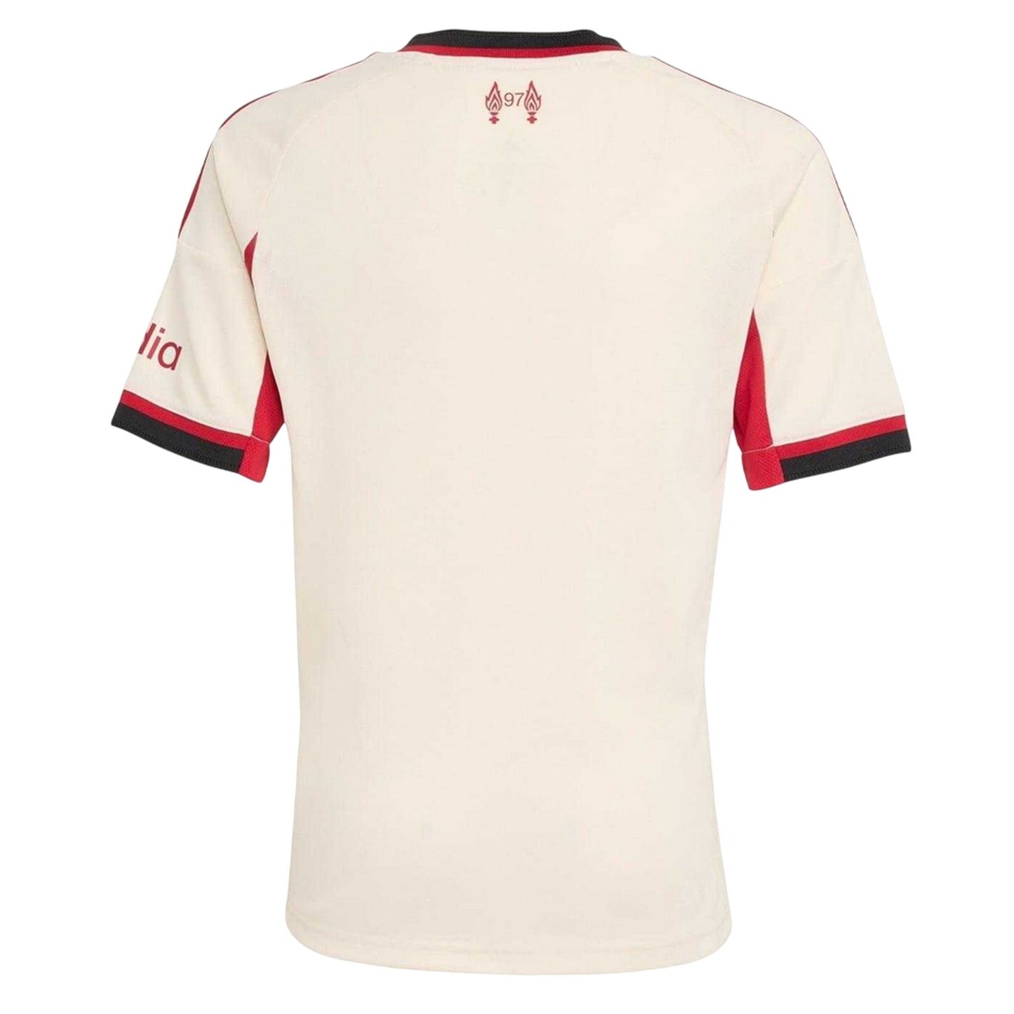 White - Back - Adidas Childrens-Kids 25-26 Liverpool FC Away Jersey