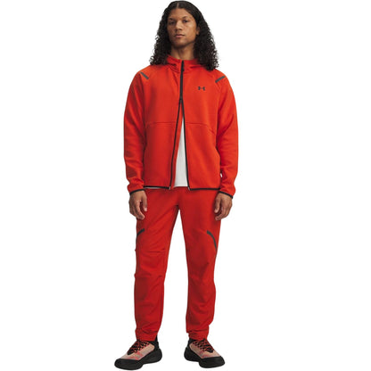 Orange - Pack Shot - Under Armour Mens Unstoppable Sweat Jacket
