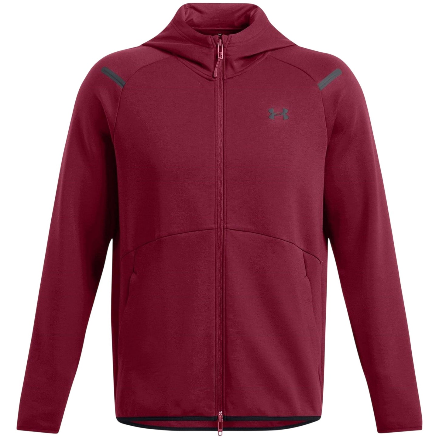 Red - Front - Under Armour Mens Unstoppable Sweat Jacket