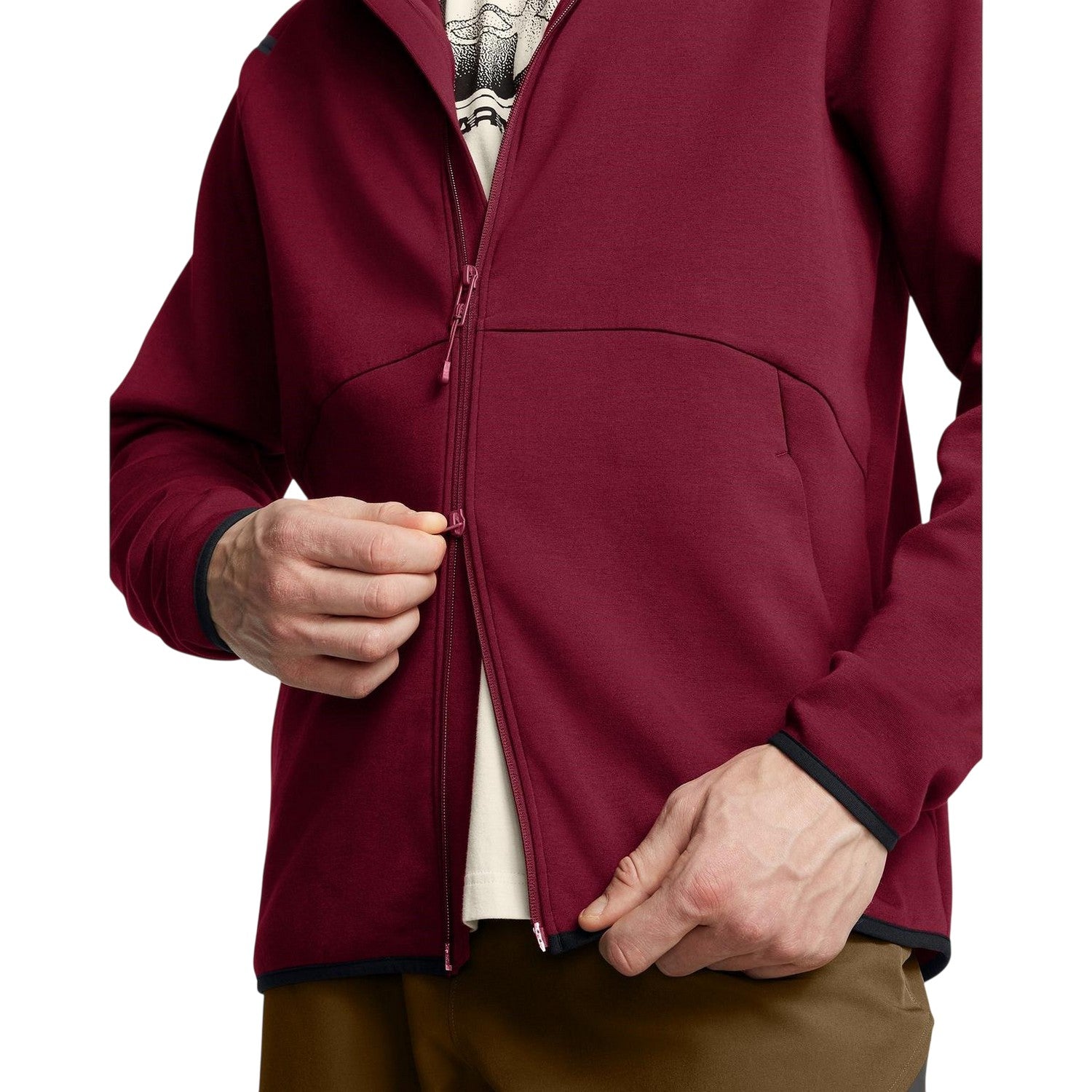 Red - Lifestyle - Under Armour Mens Unstoppable Sweat Jacket
