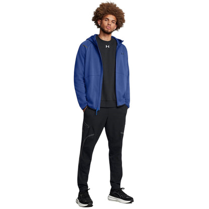 Blue - Pack Shot - Under Armour Mens Unstoppable Sweat Jacket
