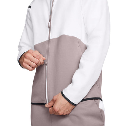 Grey - Side - Under Armour Mens Unstoppable Sweat Jacket